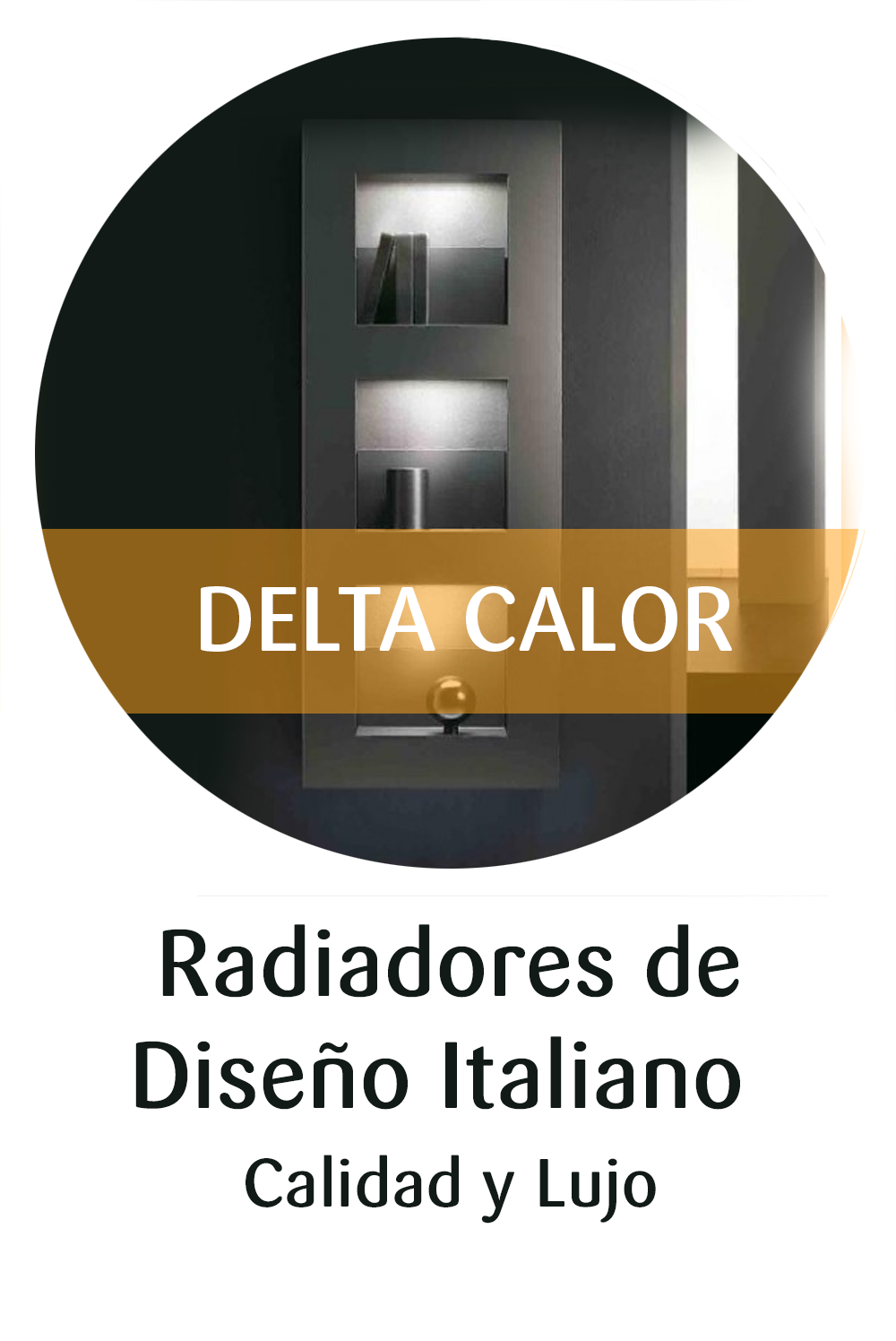 Radiador Toallero de Diseño Tris de Deltacalor - Climalis